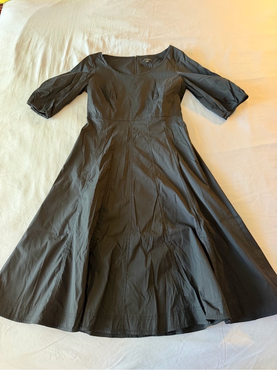 Ann Taylor Dresses & Skirts - Ann Taylor Black Fit-and-Flare Midi Dress with Scoop Neck